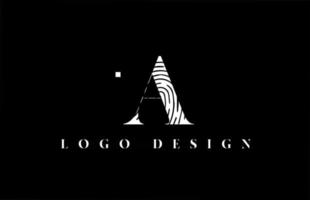 Diseño de logotipo de icono de letra del alfabeto. plantilla de empresa y negocio vector