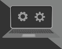 Setting icon vector
