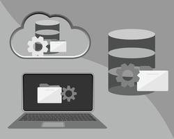 Setting icon vector