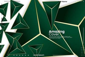 Vector illustration of Abstract Polygon Vector Background.