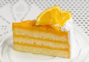 Orange fruit cake photo