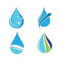 Water drop logo images vector