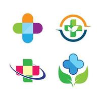 Medical care logo images vector