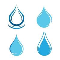 Water drop logo images vector