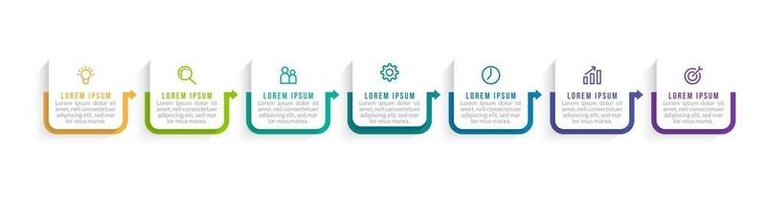 Minimal Square Infographic Template vector