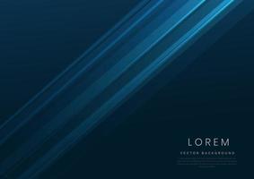 Abstract blue geometric diagonal overlay layer background. vector