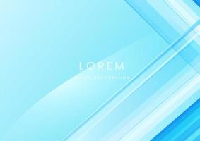 Abstract soft blue geometric diagonal overlay layer background. vector