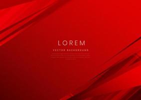 Abstract red geometric diagonal overlay layer background. vector