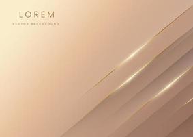 Abstract template soft brown gradient geometric diagonal. vector