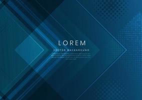 Modern abstract background blue gradient arrow shape overlapping. vector