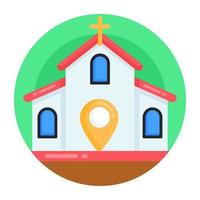 Church Location and chapel vector