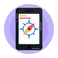 Compass and Navigation vector
