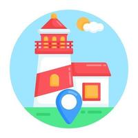 Light house Location vector