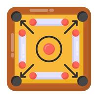 carrom y juego vector