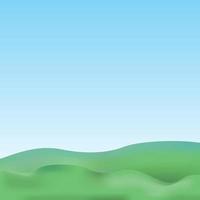 Unique Landscapes of Greenery and Mountains vector