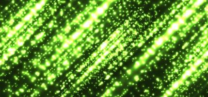 Abstract technology futuristic green magic particles light background vector