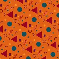 MEMPHIS PATTERN, ABSTRACT MEMPHIS BACKGROUND FREE VECTOR