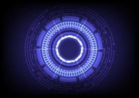 Element of computer data. Abstract hi-tech background vector