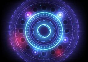 Element of computer data. Abstract hi-tech background vector