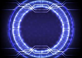 Element of computer data. Abstract hologram hi-tech background vector