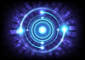 Element of computer data. Abstract hi-tech background vector