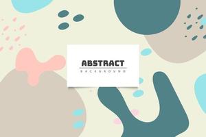 Abstract memphis background vector