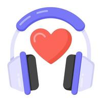 Amo la musica romantica vector