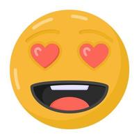Heart Eyes Emoji vector