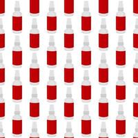 Seamless of many identical sanitizer in soap dispenser vector
