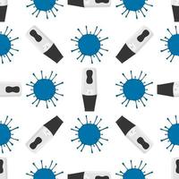 Seamless of many identical sanitizer in soap dispenser vector