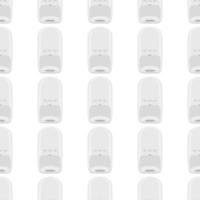 Seamless of many identical sanitizer in soap dispenser vector