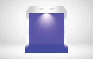 box color with white background vector