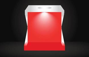 box color with black background vector