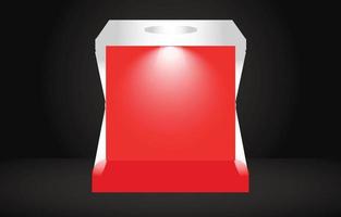 box color with black background vector