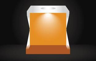 box color with black background vector