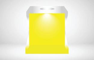 box color with white background vector