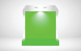 box color with white background vector