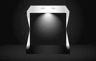 box color with black background vector