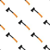 Illustration on theme pattern steel axes with wooden handle vector