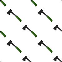 Illustration on theme pattern steel axes with wooden handle vector