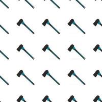 Illustration on theme pattern steel axes with wooden handle vector