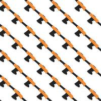 Illustration on theme pattern steel axes with wooden handle vector