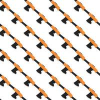 Illustration on theme pattern steel axes with wooden handle vector