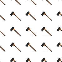Illustration on theme pattern steel axes with wooden handle vector