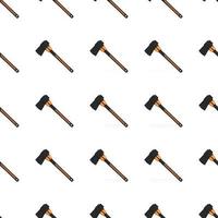 Illustration on theme pattern steel axes with wooden handle vector