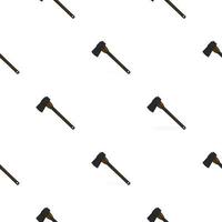 Illustration on theme pattern steel axes with wooden handle vector
