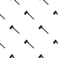 Illustration on theme pattern steel axes with wooden handle vector