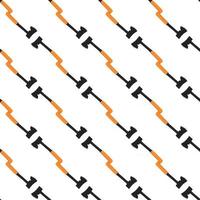 Illustration on theme pattern steel axes with wooden handle vector