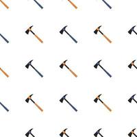 Illustration on theme pattern steel axes with wooden handle vector