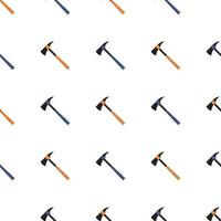 Illustration on theme pattern steel axes with wooden handle vector